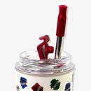 Copo Neo com Canudo Hogwarts - Harry Potter