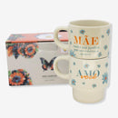 KIT CANECAS EMPILHAVEIS MAE GARDEN