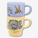 KIT CANECAS EMPILHAVEIS BORDADO DE VÓ