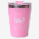 KIT COPO VIAGEM SNAP 300ML STITCH E ANGEL NAMORADOS