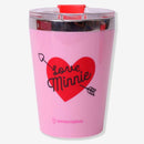 KIT COPO VIAGEM SNAP 300ML MICKEY E MINNIE NAMORADOS