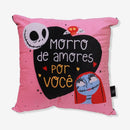 ALMOFADA FIBRA VELUDO 40X40CM JACK AND SALLY