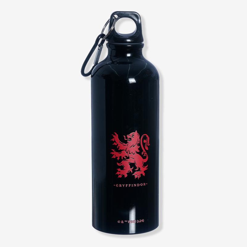GARRAFA DE ALUMINIO PRETA 500ML C/MOSQUETAO GRIFINÓRIA