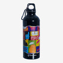 GARRAFA DE ALUMINIO 500ML C/MOSQUETAO FRIENDS