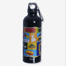 GARRAFA DE ALUMINIO 500ML C/MOSQUETAO FRIENDS