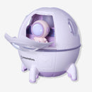 LUMINARIA LAMP C/UMIDIFICADOR AMIZADE ASTRONAUTA ROSA