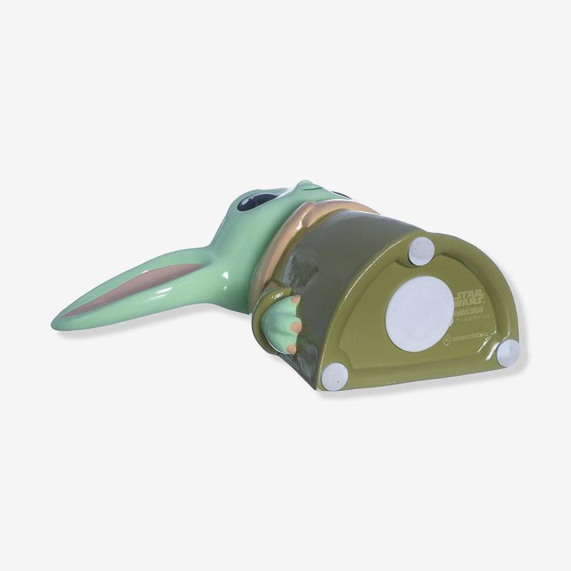 Cofre 3d Baby Yoda Cerâmica Decoração Zona Criativa