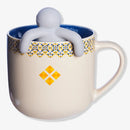 Caneca com Infusor Mãe Azulejo – Zonacriativa