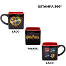 Caneca Cubo Harry Potter Hogwarts 300ml