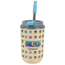 Copo Neo C/ Canudo One Piece 300ml em Aço Inox