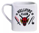 Caneca Cubo Cerâmica 220ml Hellfire Club Stranger Things
