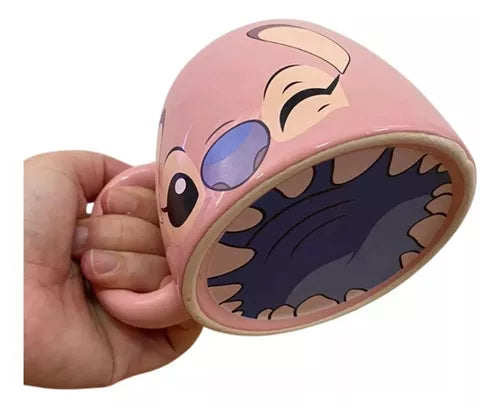 Caneca Ornamento Decorativo Angel Stitch 450ml -zonacriativa