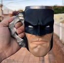 Caneca 3d Batman Cavaleiro Das Trevas Em Resina Dc Cor Preto
