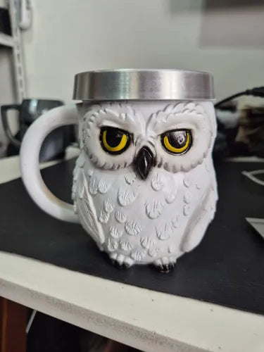 Caneca Coruja Hedwig Harry Potter 3d Edwiges