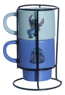 Kit Xícara Empilhável Stitch Disney Zona Criativa Cor Azul Lilo E Stitch