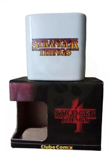 Caneca Cubo Cerâmica 220ml Hellfire Club Stranger Things