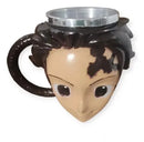 Caneca 3d Tanjiro Demon Slayer Colecionável Geek Presente Marrom Tanjiro