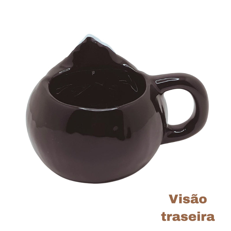 Caneca 3D Cachorro Shih-tzu Preta