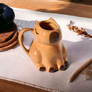 Caneca Capivara Filó 350ml 3D em Cerâmica Artesanal Decoração Enfeite Presente Criativo Fofo