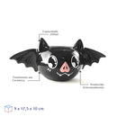 Caneca Morceguinho Fofo 200ml 3D em Cerâmica Artesanal Decoração Enfeite Presente Criativo