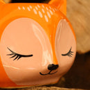 Caneca Raposa 300ml 3D em Cerâmica Artesanal Decoração Presente Criativo