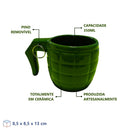 Caneca 3D Granada 350ml