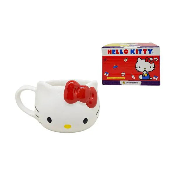 Caneca Decorativa Hello Kitty Lacinho
