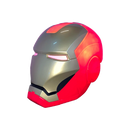CAPACETE MARVEL HOMEM DE FERRO LUM - VERMELHO