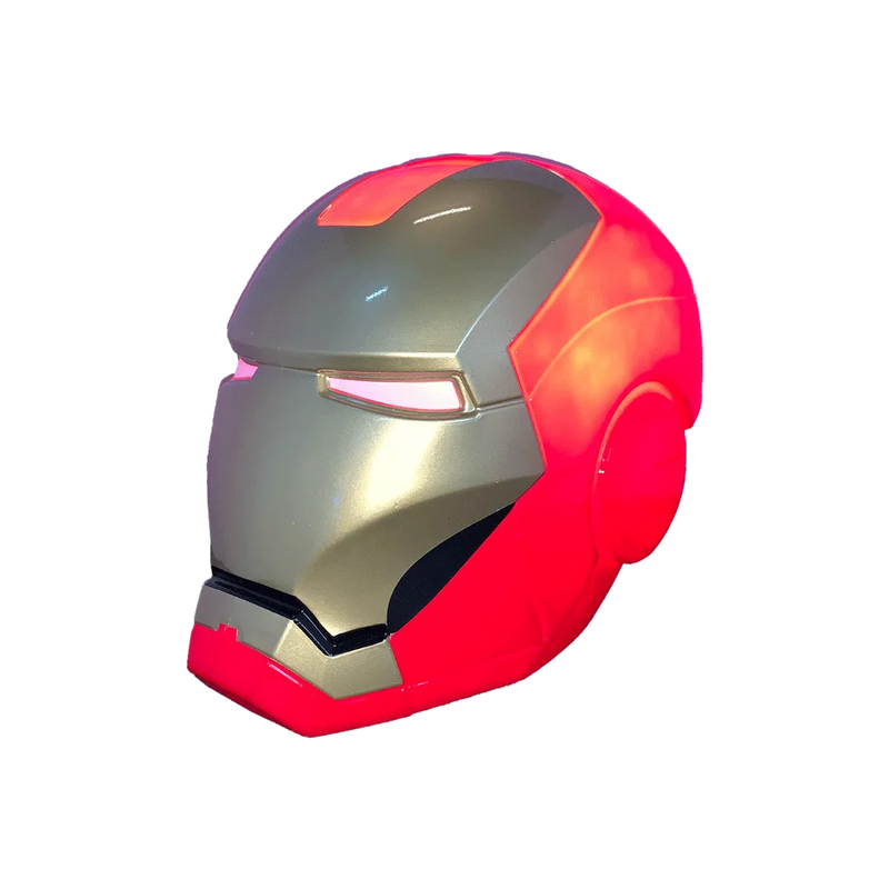 CAPACETE MARVEL HOMEM DE FERRO LUM - VERMELHO
