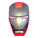 CAPACETE MARVEL HOMEM DE FERRO LUM - VERMELHO