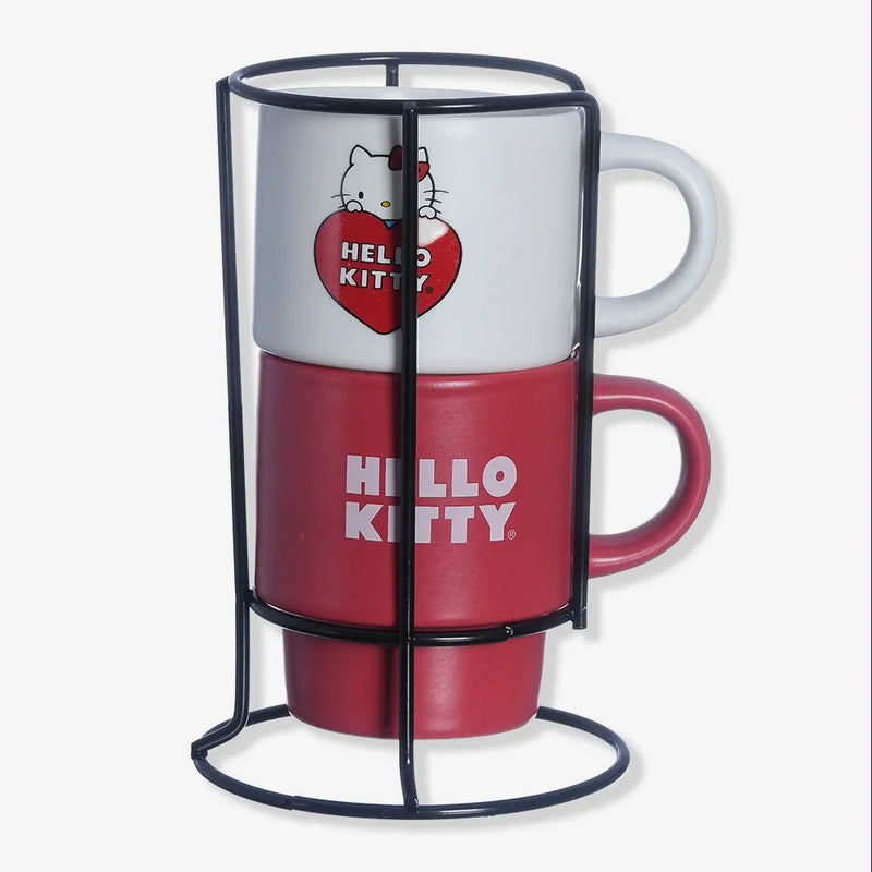 Kit Canecas Empilháveis Hello Kitty